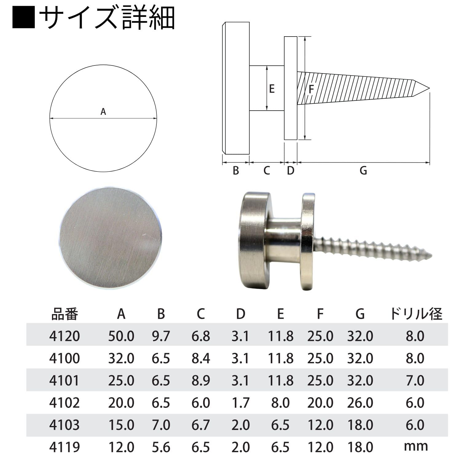 Amazon | 福井金属工芸 額吊飾鋲フック 50mm コンクリート用 4120